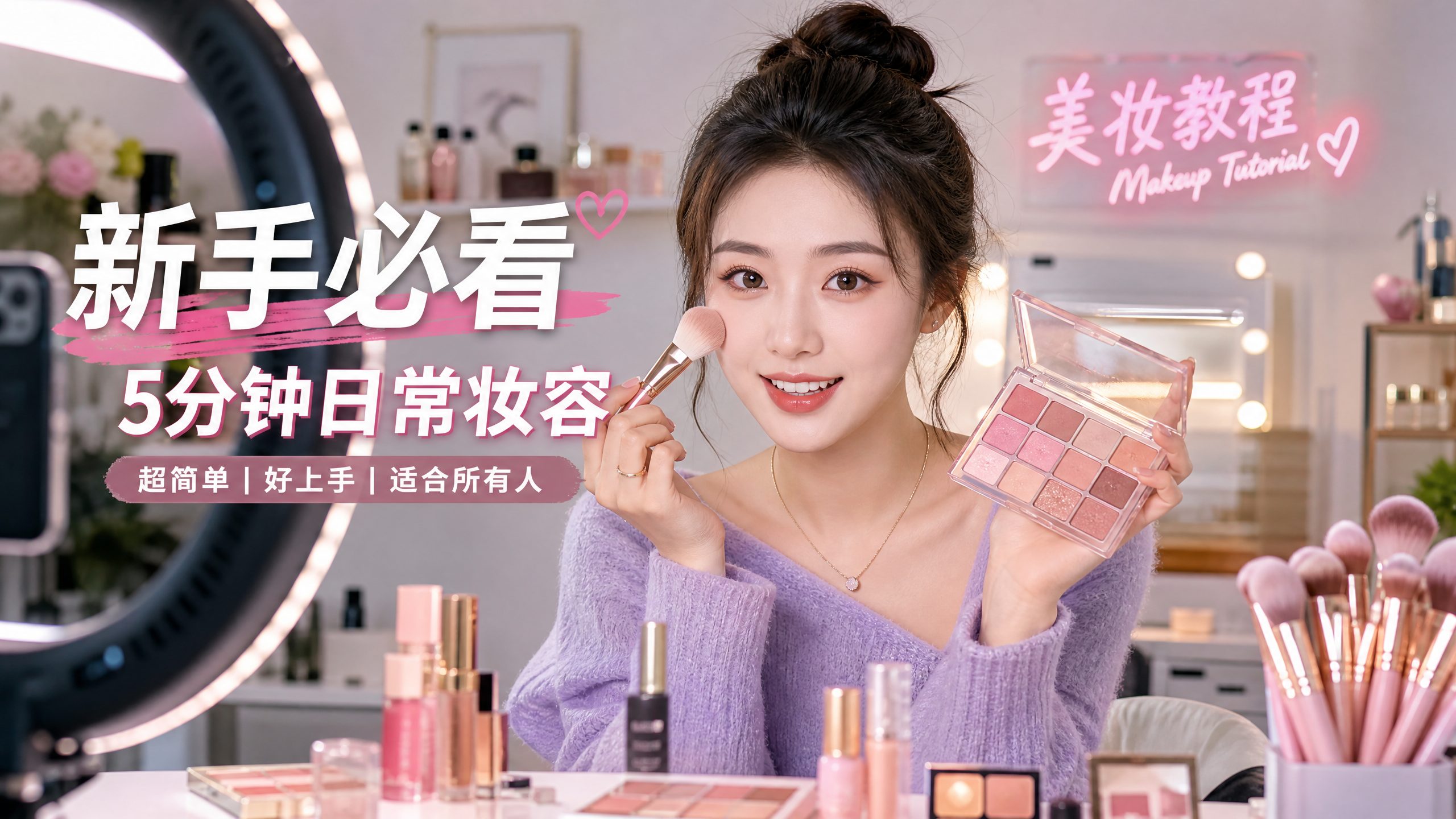 糖心vlog美妆视频教程